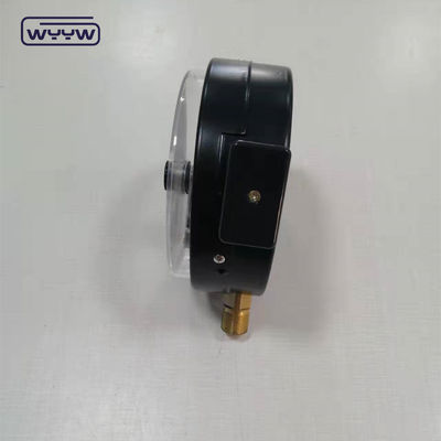 1.6MPa schwarzes Stahlgehäuse 1/2&quot;bsp M20X1.5 6 Zoll elektrischer Kontakt Doppelskala Manometer Druckmessgerät Preis