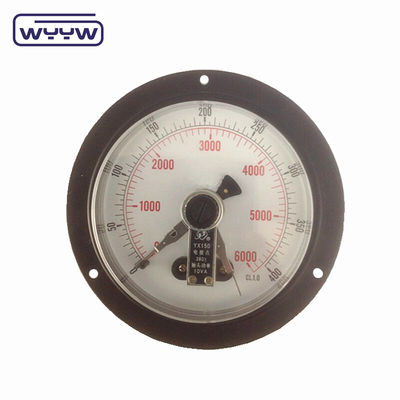 60 mm Hydraulik Jack Druckmessgerät mit Rückflansche
