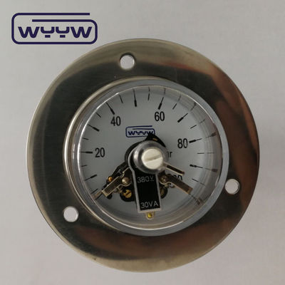 60 mm Hydraulik Jack Druckmessgerät mit Rückflansche