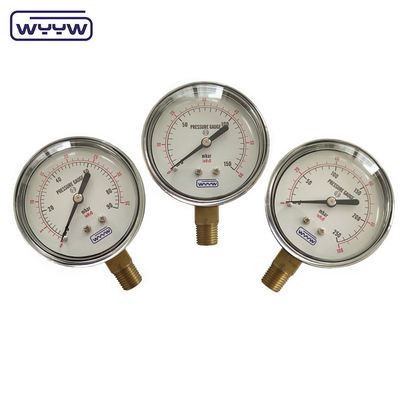63mm Kapsel Schläger mbar Beständig Exzellente atmosphärische Verbindung Schläger Druckmessgerät