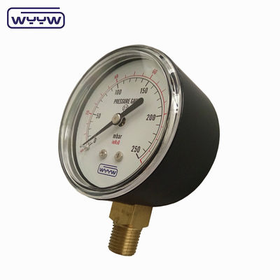 63mm Kapsel Schläger mbar Beständig Exzellente atmosphärische Verbindung Schläger Druckmessgerät