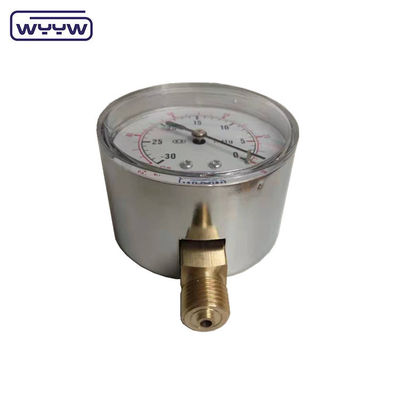 Niedrigmanometer ss 63mm inH2O wc mbar Bälgdruckmessgerät