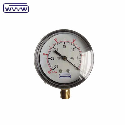 Niedrigmanometer ss 63mm inH2O wc mbar Bälgdruckmessgerät