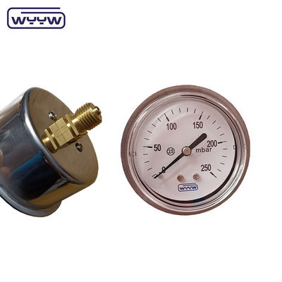 OEM-unterstützte anpassbare Niederdruckkapsel Manometer CMH2O mit Rückverbindung