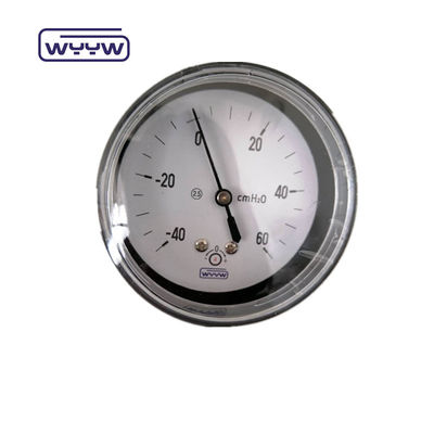 OEM-unterstützte anpassbare Niederdruckkapsel Manometer CMH2O mit Rückverbindung
