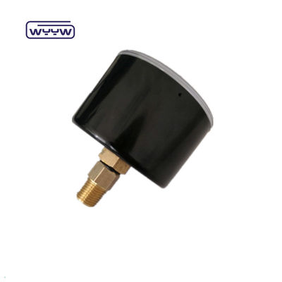 Bellows Druckmessgerät 60mm Inch2o Schwarzes Stahlgehäuse Achsel Mbar Druckmessgerät
