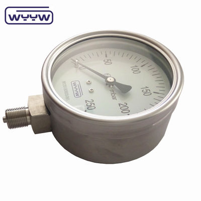 Niederdruckbeller Manometer 250 Mbar Edelstahlmaterial