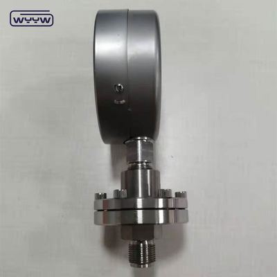 100 mm DN20 PN40 Flansche Druckmessgerät SS316 Edelstahl