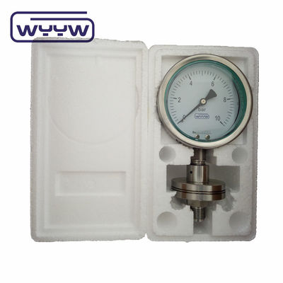 SS304 Diaphragma-Druckmessgerät Typen Material aus Edelstahl