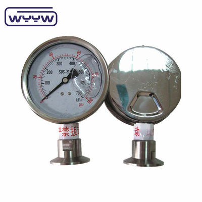 100 mm Diaphragma-Dichtung Druckmessgerät Druckmessgerät für die Industrie