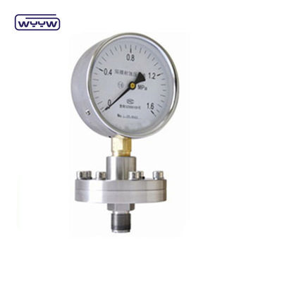 60 mm SS316 Diaphragma-Druckmessgerät Hersteller 1 Jahr Garantie