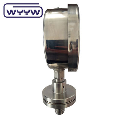 100 mm Industrie-Manometer 4&quot; Zwerchfelldichtung Chemische Druckmessgerät