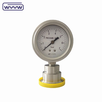 304 Manometer 1.5in. (50.5mm OD) Tri-Clamp Membran Druckmessgerät SS316 Edelstahl-Diaphragma