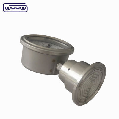 304 Manometer 1.5in. (50.5mm OD) Tri-Clamp Membran Druckmessgerät SS316 Edelstahl-Diaphragma