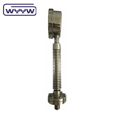 ISO9001 Hochtemperaturdruckmessgerät Manometer 100 mm Membrandichtung Typ