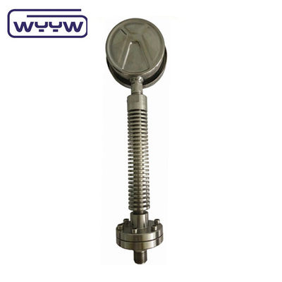 ISO9001 Hochtemperaturdruckmessgerät Manometer 100 mm Membrandichtung Typ