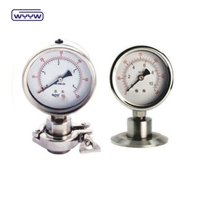 Industrie-Diaphragma-Druckmessgerät Manometer OEM SS316 Gehäuse