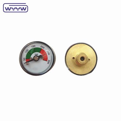 Hohe Qualität OEM verfügbar Kunststoff Deckel Mini M10X1 1/8 &quot;G 1 Zoll 25mm Druckmessgerät 5000psi