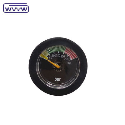 Amazon Warmverkauf 20mm Schwarz Mini Digitaldruckmessgerät 4000psi 6000psi 1/8NPT Mikromessgerät Manometer für Paintball PCP Luft