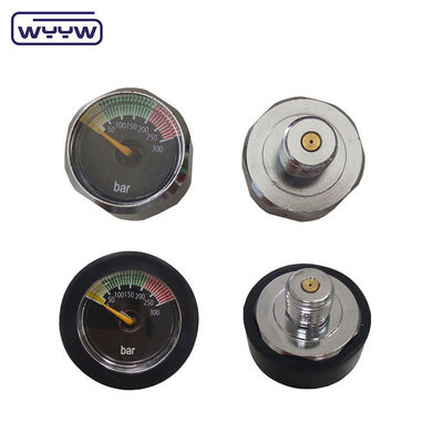 Amazon Warmverkauf 20mm Schwarz Mini Digitaldruckmessgerät 4000psi 6000psi 1/8NPT Mikromessgerät Manometer für Paintball PCP Luft