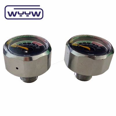 Amazon Warmverkauf 20mm Schwarz Mini Digitaldruckmessgerät 4000psi 6000psi 1/8NPT Mikromessgerät Manometer für Paintball PCP Luft