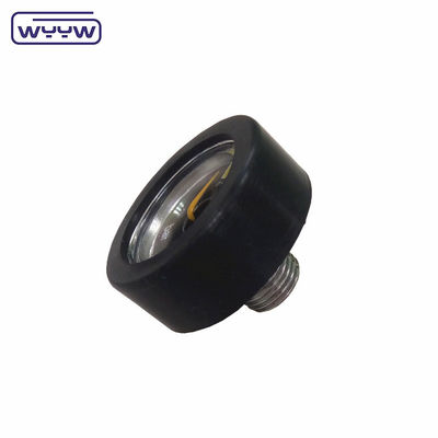 Amazon Warmverkauf 20mm Schwarz Mini Digitaldruckmessgerät 4000psi 6000psi 1/8NPT Mikromessgerät Manometer für Paintball PCP Luft