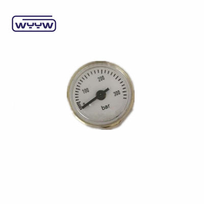 OEM China Preis von 28 mm Durchmesser 1/8 &quot;BSPP Bourdon-Rohr Manometer PCP Paintball Messing Druckmessgerät 315 bar