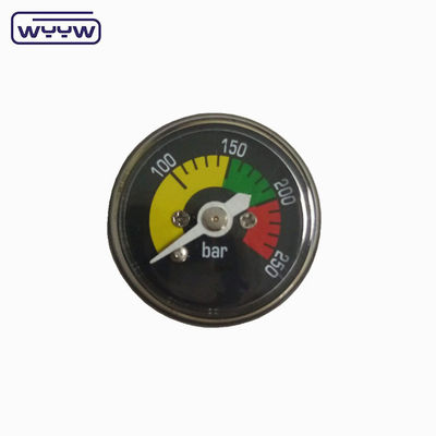 &quot; 25 mm 300 Bar Mikrodruckmessgerät Manometer Rückenbefestigung
