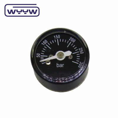 &quot; 25 mm 300 Bar Mikrodruckmessgerät Manometer Rückenbefestigung