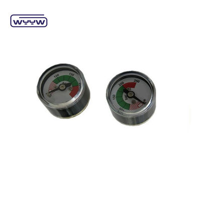 1 Zoll 25mm Kleines Luftdruckmessgerät 4% Präzisionsgehäuse aus Edelstahl