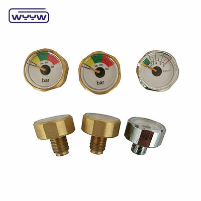 Kleines Druckmessgerät Manometer 23mm 22mm Sechseckengröße Mini-Luftdruckmessgerät