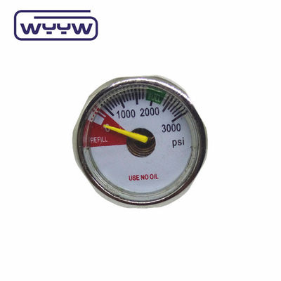 Kleines Druckmessgerät Manometer 23mm 22mm Sechseckengröße Mini-Luftdruckmessgerät