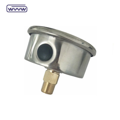 Axial Glycerin 63mm Zusammensetzung Druckmessgerät Hydraulisches Wasserdruckmessgerät Tester Rücken Mount