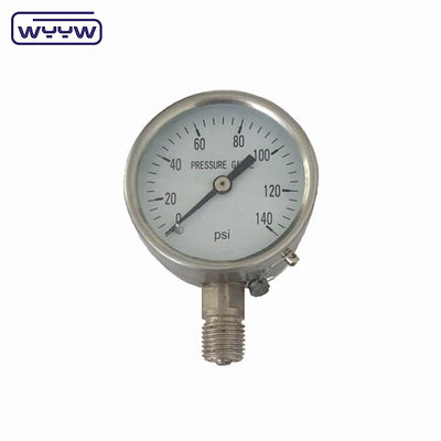 2.5' 4' 6' Fläche Bourdon Rohröl / Trockenluftdruckmessgerät Manometer
