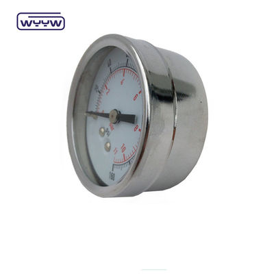Trockene Verwendung ohne Öl Rückbefestigung Druckmessgerät 160 Psi Luft 60mm SS Druckmessgerät