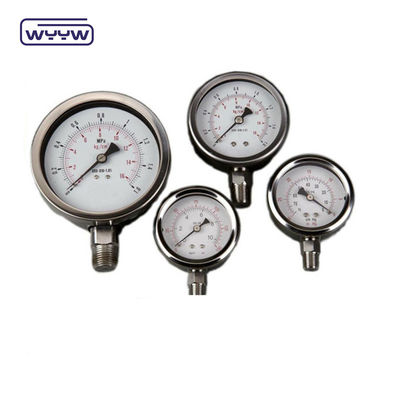 Hydraulische Ausrüstung Rückdruckmessgerät aus Edelstahl 60 mm