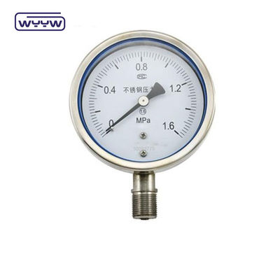 4&quot; kein Öl verwenden 100mm Luftmanometer Druckmessgerät Edelstahl Material