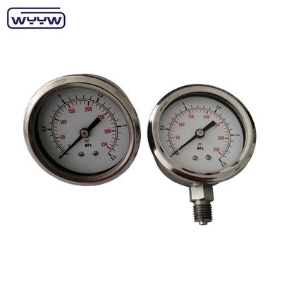 60 mm Dial Flüssigkeitsdruckmessgerät 250 Bar Manometer EN 837-1