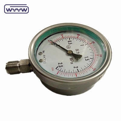 Bajonett Kgf/Cm2 Psi 4&quot; Flüssigkeitsdruckmessgerät