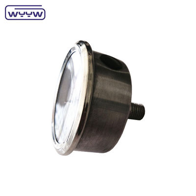 hochwertiges axiales Manometer MPa/Bar/kg Zurückverbindung 60mm voller Druckmessgerät aus Edelstahl 304ss