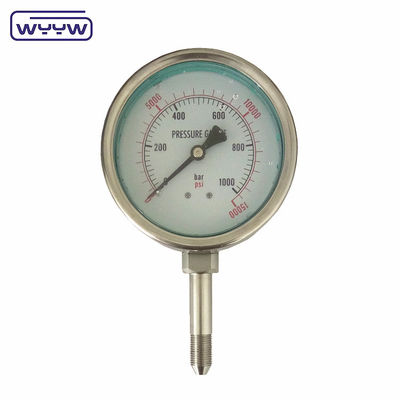 Hochdrucköl Psi 1000 Bar Boom Sprayer Druckmessgerät Manometer