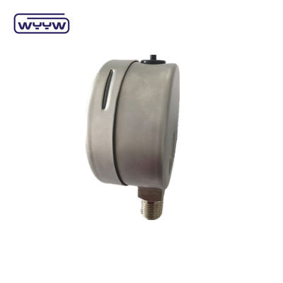 Voll SS304 Öl gefülltes Druckmessgerät 60 mm mit Edelstahlgehäuse