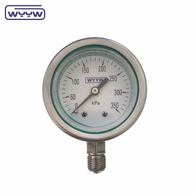 2.5&quot; Edelstahlbodenölgefülltes Hochdruckmanometer