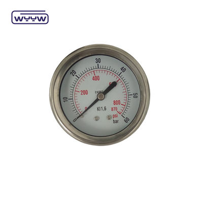2.5&quot; Hintereingangsdruckmessgerät Manometer Glycerin Hochdruckmesser