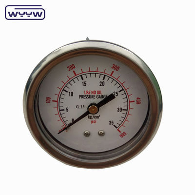 2.5&quot; Hintereingangsdruckmessgerät Manometer Glycerin Hochdruckmesser