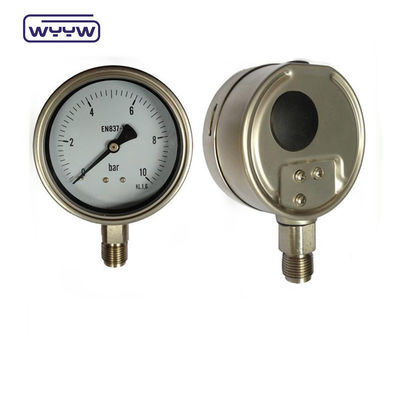 EN837-1 Bajonett-Ränderöl 63 mm Druckmessgerät