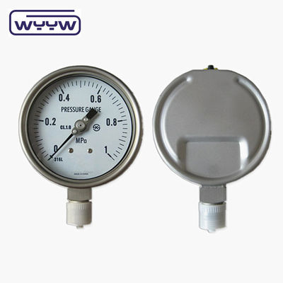 EN837-1 Bajonett-Ränderöl 63 mm Druckmessgerät