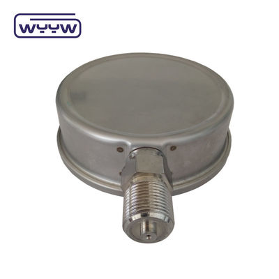 100 mm 4 &quot;Flüssigöl gefülltes Druckmessgerät Manometer 1,6% Genauigkeit