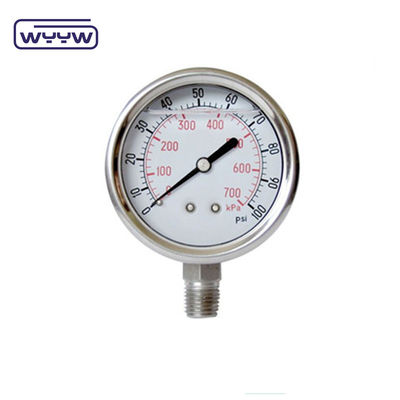 2.5&quot; Industrieöl gefülltes Druckmessgerät Preis