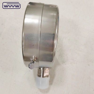 Vakuumverbindung trockene SS304 Bodenanschluss G1/2&quot; 4 Zoll guter Preis Druckmessgerät -1+1bar